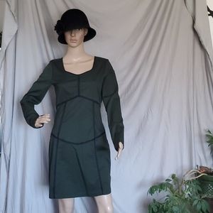 Dark green dress